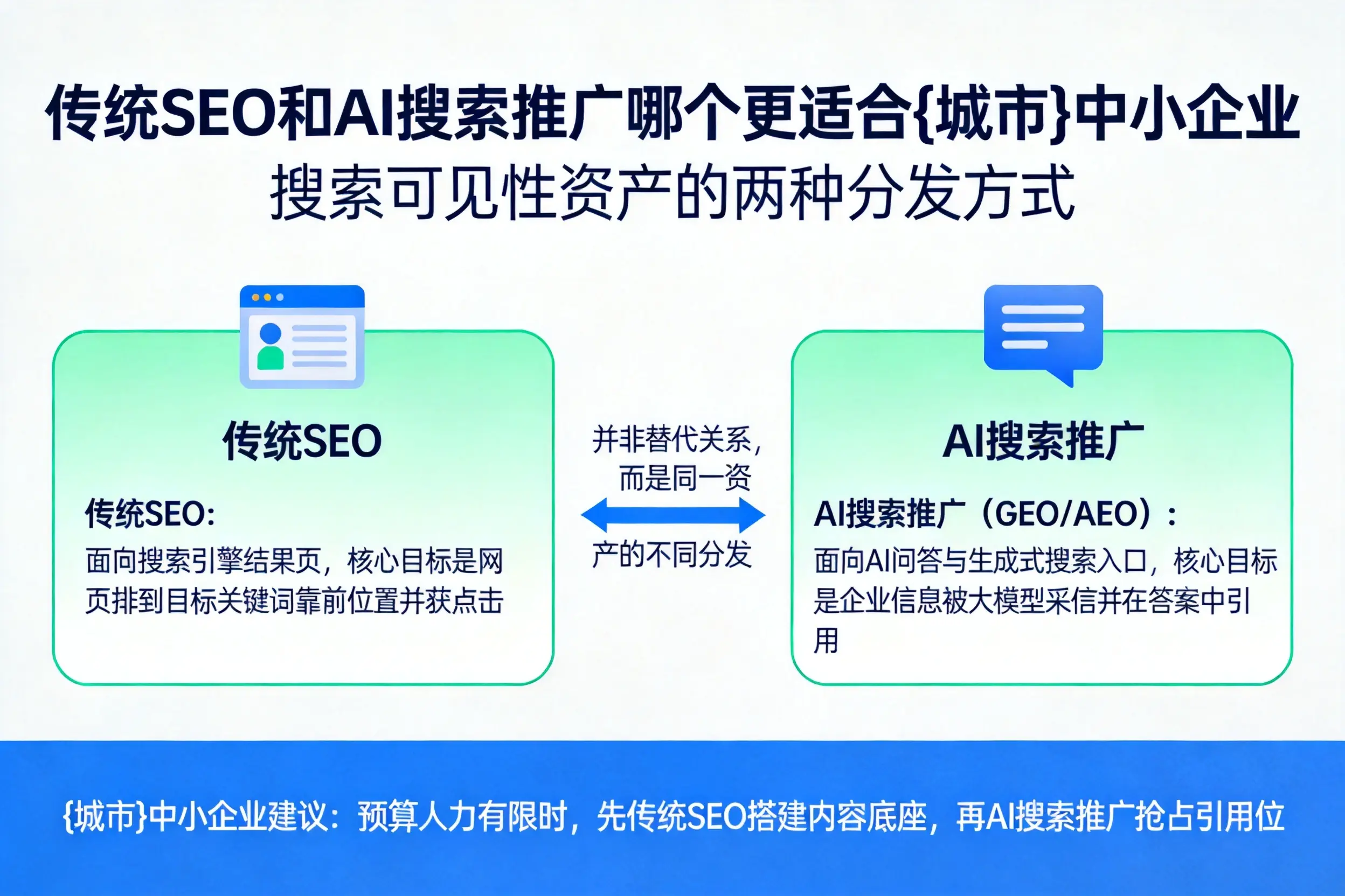 传统SEO和AI搜索推广哪个更适合张掖中小企业