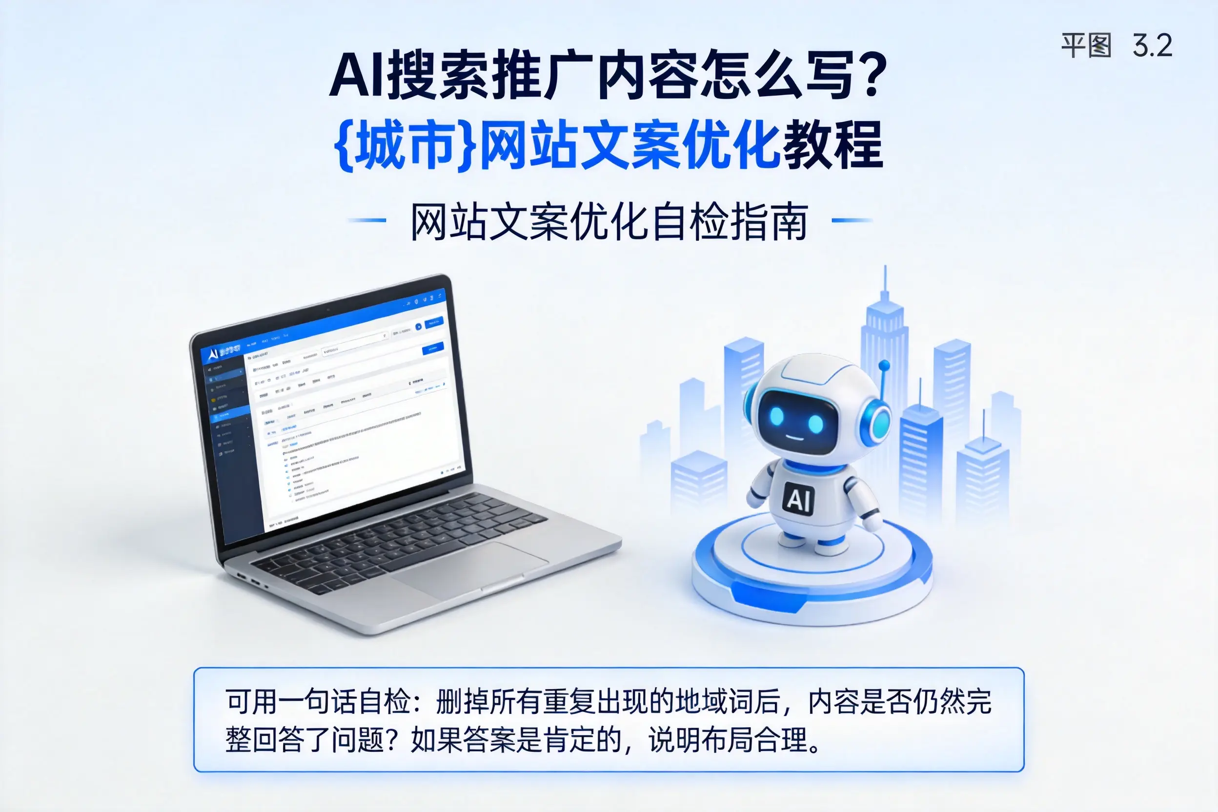 AI搜索推广内容怎么写?张掖网站文案优化教程