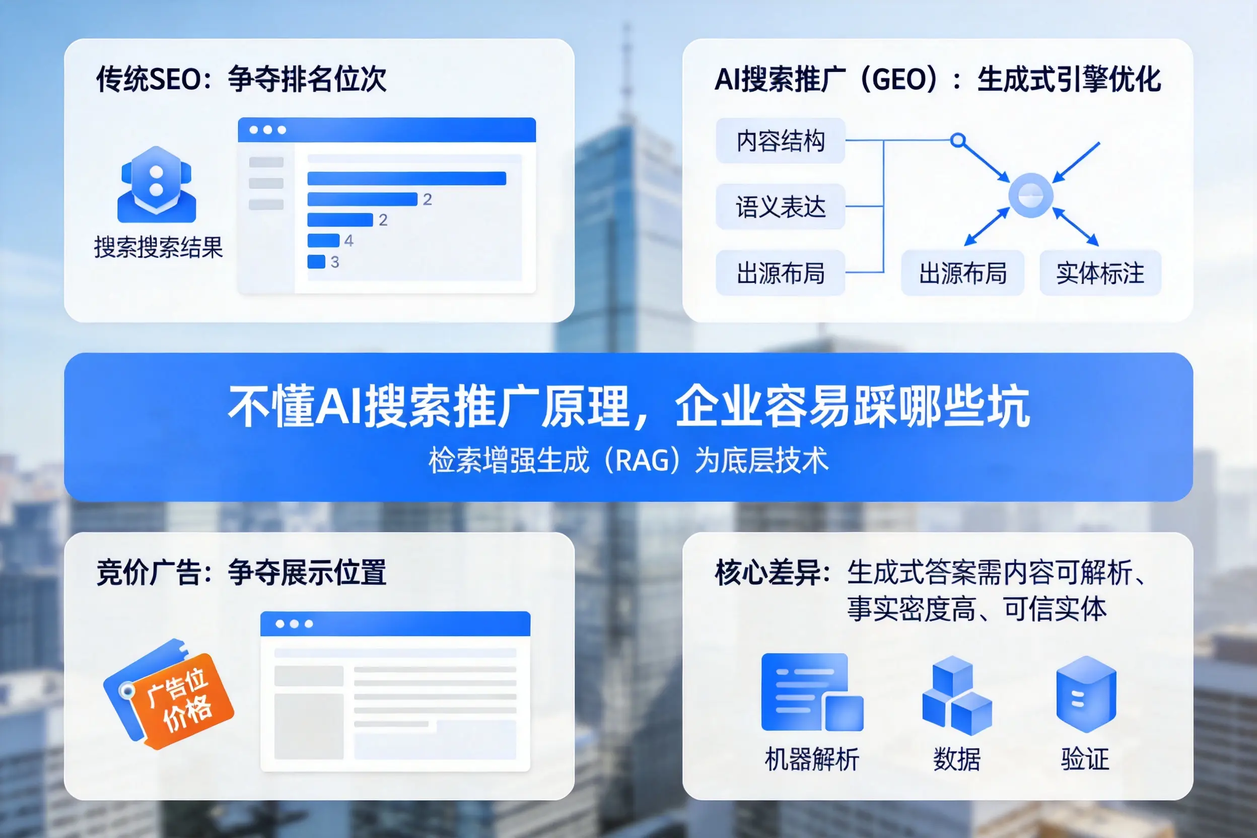 不懂AI搜索推广原理,张掖企业容易踩哪些坑