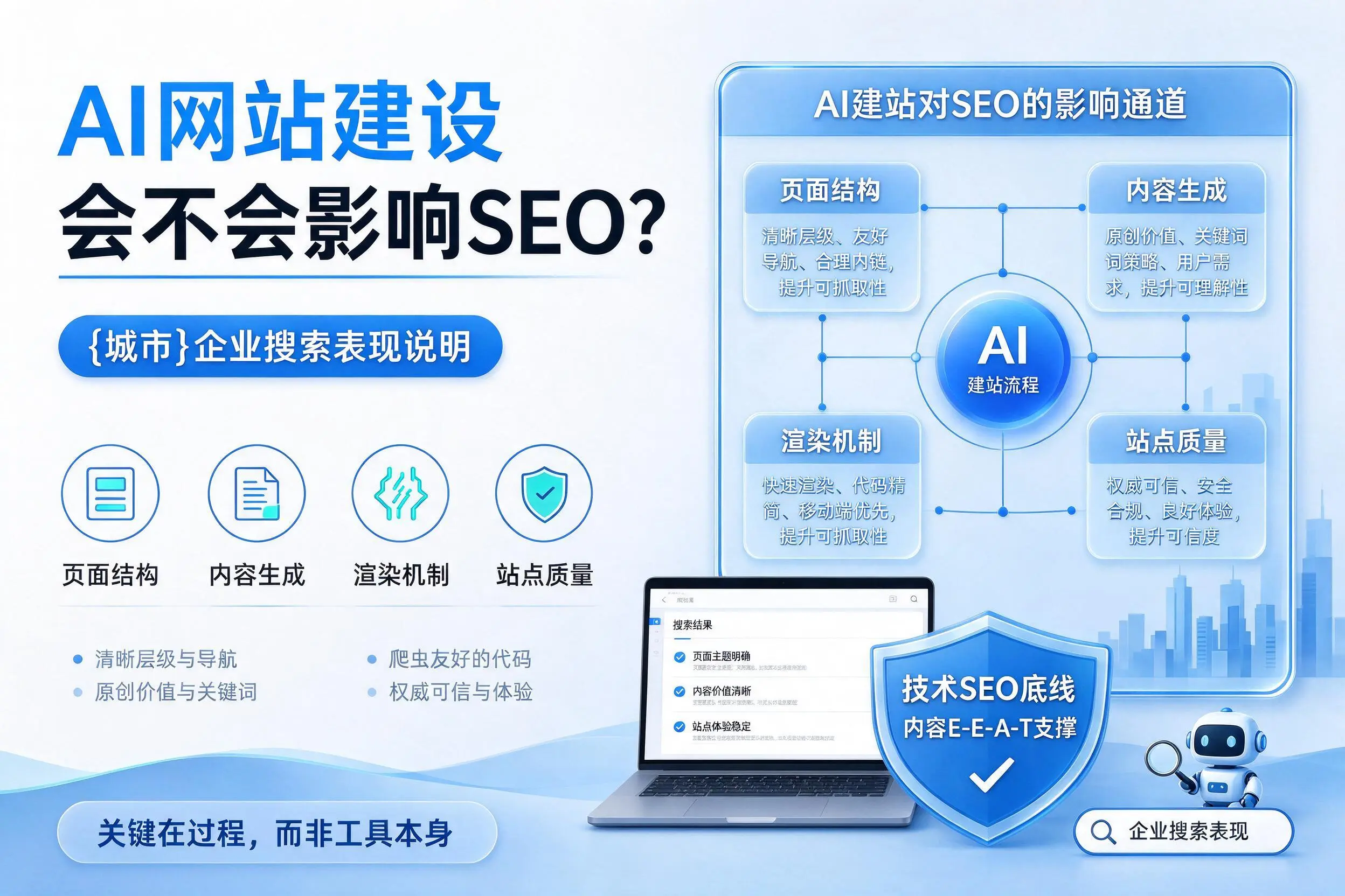 AI网站建设会不会影响SEO?张掖企业搜索表现说明